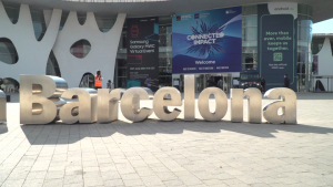 Targi Mobile World Congress (MWC 2021) w Barcelonie [przebitki]