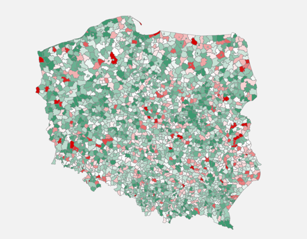 Polska - gminy