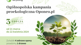 Startuje trzecia edycja Kręci Nas Recykling – proekologicznej kampanii Oponeo.pl